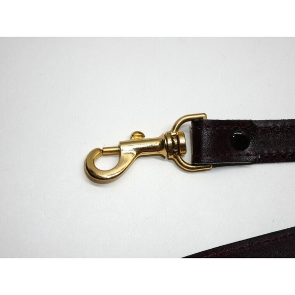 VTG Stebco Attache Briefcase Pebbled Leather Retractable Handle Burgundy Red - Picture 5 of 16